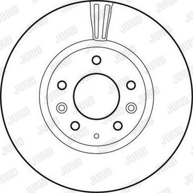 Jurid 562633JC - Brake Disc autospares.lv