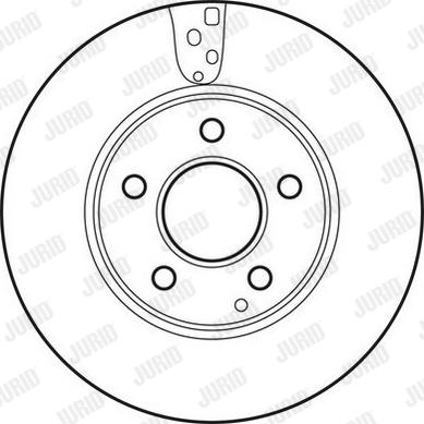 Jurid 562637JC-1 - Brake Disc autospares.lv