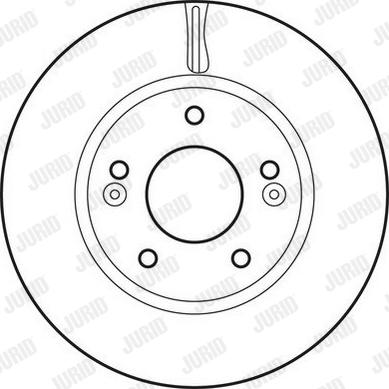 Jurid 562625JC - Brake Disc autospares.lv