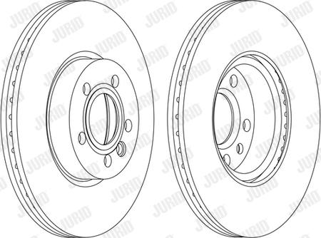 Jurid 562626JC-1 - Brake Disc autospares.lv