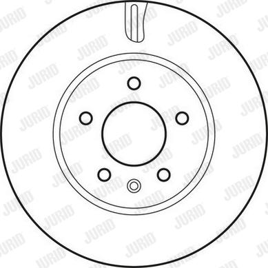 Jurid 562671JC - Brake Disc autospares.lv