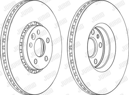 Jurid 562672JC - Brake Disc autospares.lv