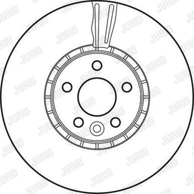 Jurid 562672JC - Brake Disc autospares.lv