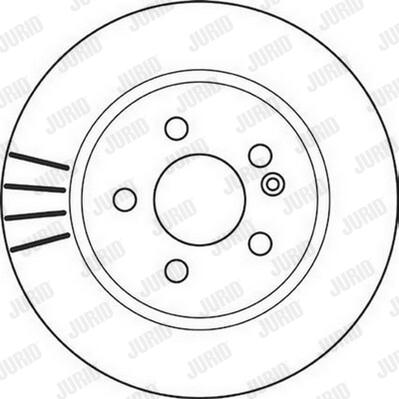 Jurid 562099J-1 - Brake Disc autospares.lv