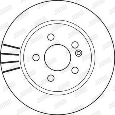 Jurid 562099JC - Brake Disc autospares.lv