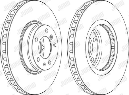 Jurid 562091J - Brake Disc autospares.lv