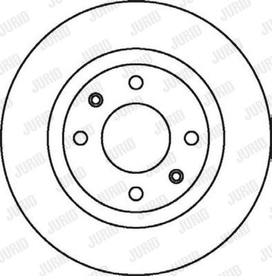 Jurid 562044JC - Brake Disc autospares.lv