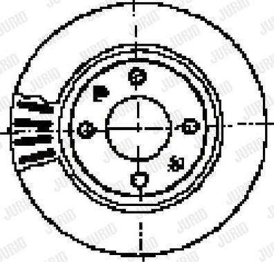 Jurid 562045J - Brake Disc autospares.lv