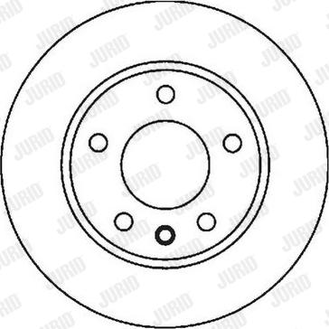 Jurid 562040JC - Brake Disc autospares.lv