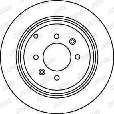 Jurid 562042J - Brake Disc autospares.lv