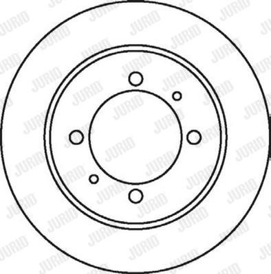 Jurid 562059J - Brake Disc autospares.lv