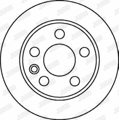 Jurid 562057J - Brake Disc autospares.lv