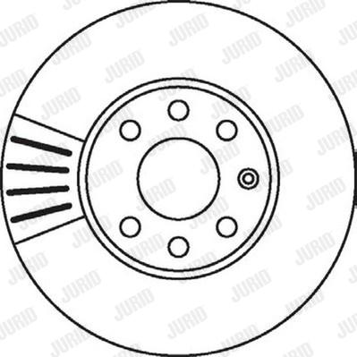 Jurid 562069J - Brake Disc autospares.lv