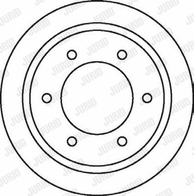 Jurid 562064J - Brake Disc autospares.lv