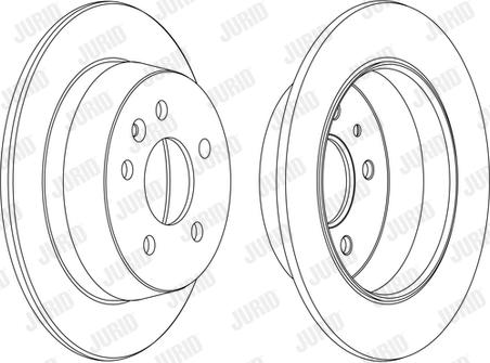 Jurid 562065J-1 - Brake Disc autospares.lv