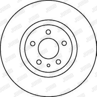 Jurid 562061J - Brake Disc autospares.lv