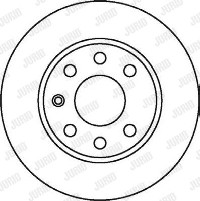 Jurid 562068JC - Brake Disc autospares.lv