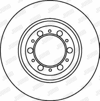 Jurid 562063J-1 - Brake Disc autospares.lv