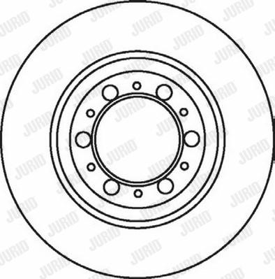 Jurid 562063J - Brake Disc autospares.lv