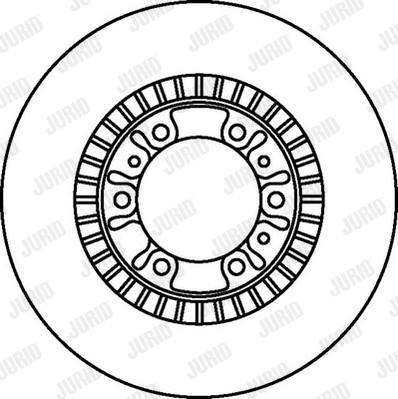 Jurid 562067J - Brake Disc autospares.lv