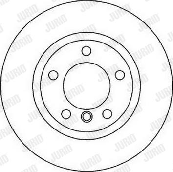 Jurid 562009J - Brake Disc autospares.lv