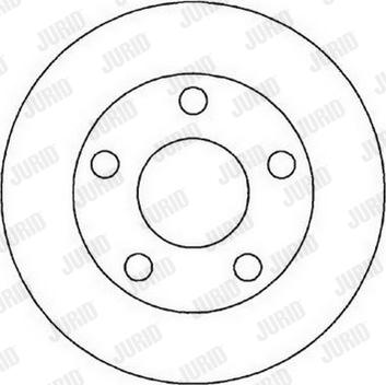 Jurid 562005J - Brake Disc autospares.lv