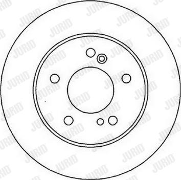 Jurid 562014J - Brake Disc autospares.lv