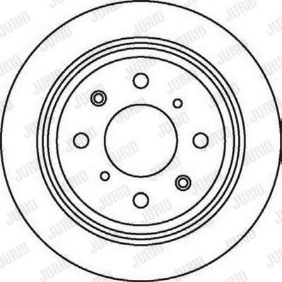 Jurid 562016J - Brake Disc autospares.lv