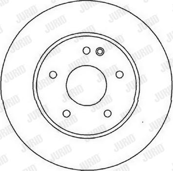 Jurid 562013J - Brake Disc autospares.lv