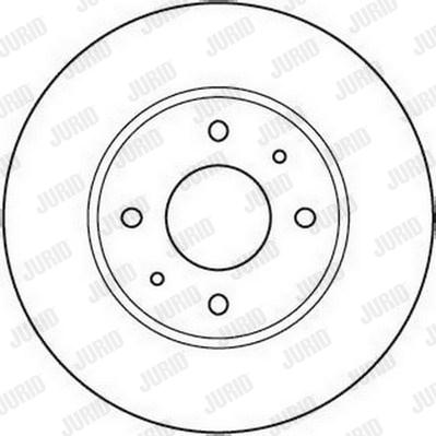 Jurid 562088J - Brake Disc autospares.lv