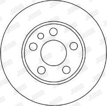 Jurid 562033J - Brake Disc autospares.lv