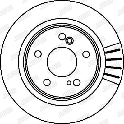 Jurid 562037J - Brake Disc autospares.lv