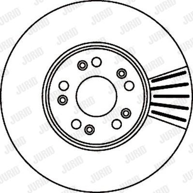 Jurid 562023J - Brake Disc autospares.lv