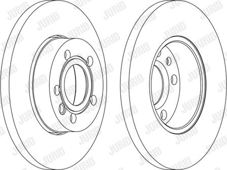 Jurid 562079J - Brake Disc autospares.lv