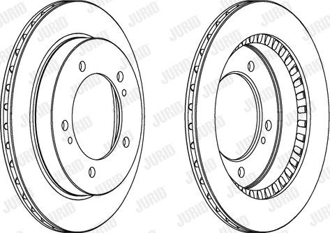 Jurid 562075J - Brake Disc autospares.lv