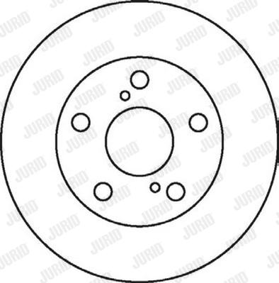 Jurid 562076J - Brake Disc autospares.lv