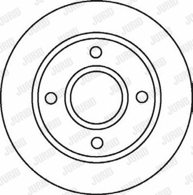 Jurid 562078JC - Brake Disc autospares.lv