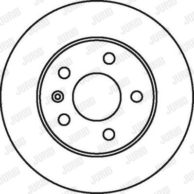 Jurid 562072JC-1 - Brake Disc autospares.lv