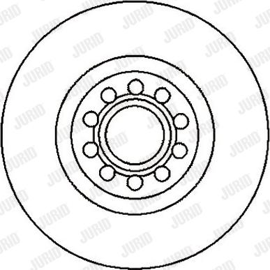 Jurid 562199J - Brake Disc autospares.lv