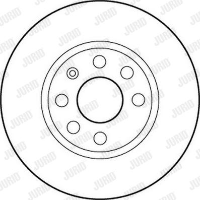 Jurid 562196J - Brake Disc autospares.lv