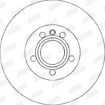 Jurid 562198JC - Brake Disc autospares.lv