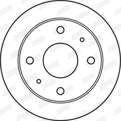 Jurid 562144J-1 - Brake Disc autospares.lv