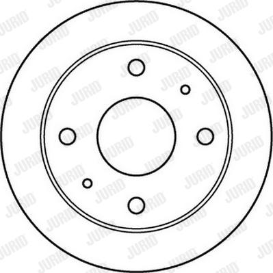 Jurid 562144J - Brake Disc autospares.lv