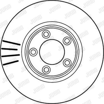 Jurid 562145J-1 - Brake Disc autospares.lv