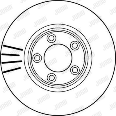 Jurid 562145J - Brake Disc autospares.lv