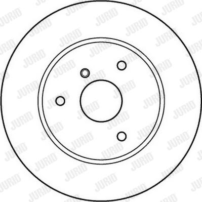 Jurid 562155JC-1 - Brake Disc autospares.lv