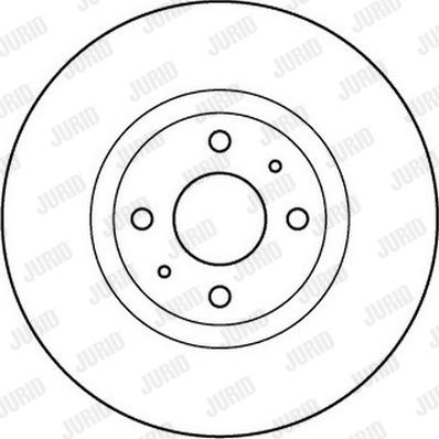 Jurid 562151J - Brake Disc autospares.lv