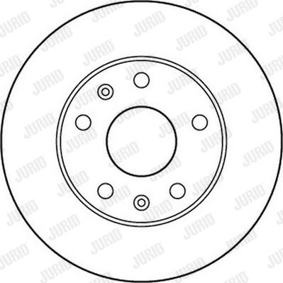 Jurid 562153J-1 - Brake Disc autospares.lv