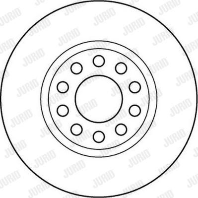 Jurid 562152J - Brake Disc autospares.lv