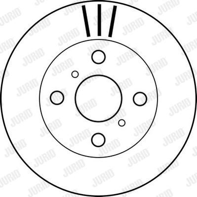 Jurid 562169J - Brake Disc autospares.lv